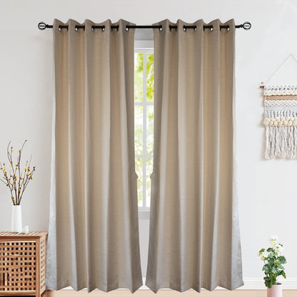 Slub-Texture Curtain